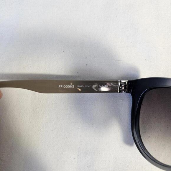 FENDI FF0006/S Round Cat Eye Women's Sunglasses. Summer Shades Trendy - Picture 6 of 9